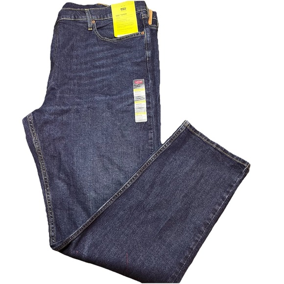 Levi's 502 Men's Taper Jeans 46x36 Big And Tall Stretch Medium Wash Pants New - Picture 3 of 11
